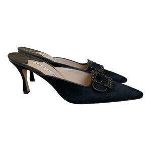 Manolo Blahnik Pony Hair Mules